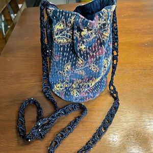 Free People Velvet Bucket Bag, Crossbody